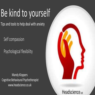 Self compassion and psychological flexibility | PPTX