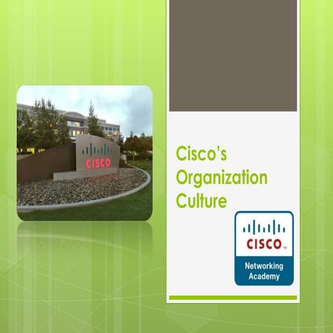 Cisco’s organization culture