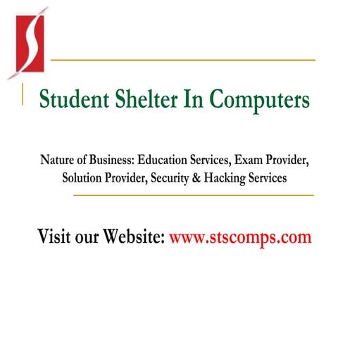 Student Shelter In Computers Cisco Networking Regional Academy & ITC Lahore P...