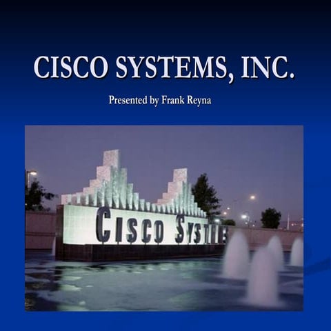 Cisco Systems, Inc