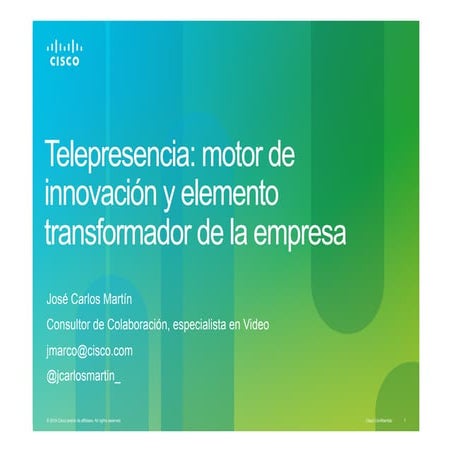 Cisco Telepresence Solution 2012
