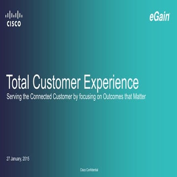 Cisco webinar   serving the connected customer