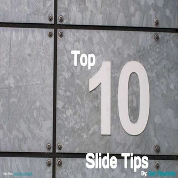 Slide Tips | PPT