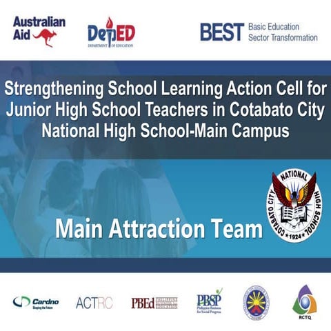 Strengthening School Learning Action Cell for Junior High School Teachers in ...