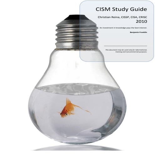 CISM Summary V1.0