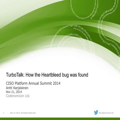 Ciso platform-annual-summit-2014-antti-karjalainen-dicoverer-of-heartbleed