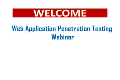 Web Application Penetration Testing 