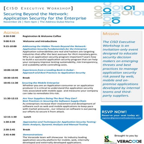 Ciso executive workshop