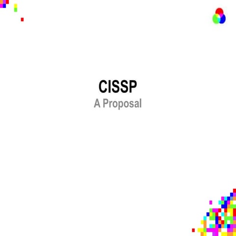 CISSP Proposal