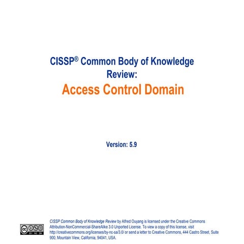 CISSP -Access Control Domain knowlege.pdf
