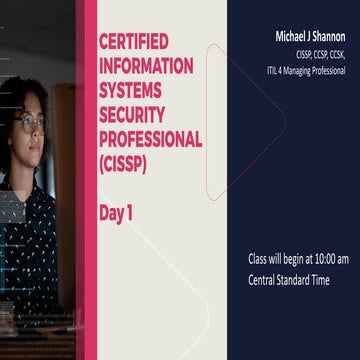 CISSP - Certified Information Systems Security Professional