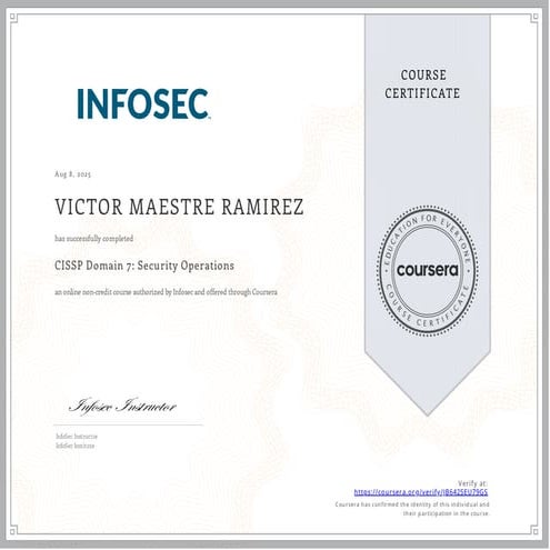 CISSP - Domain 7: Security Operations - InfoSec Institute | PDF