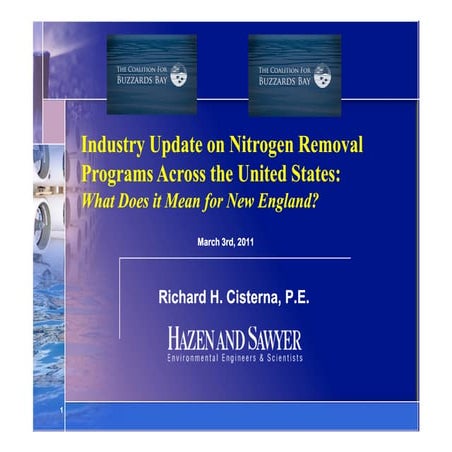 Industry update on nitrogen removal programs across the United States: What d...