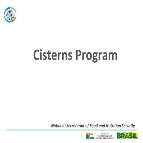 Presentation on Brazil's Cisterns Program - English