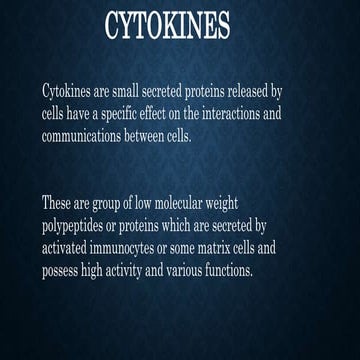 cytokines