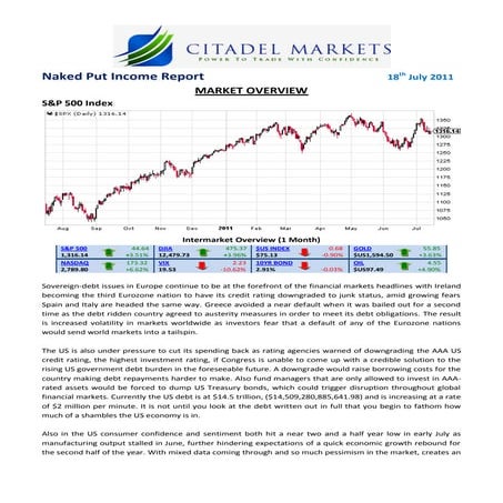 Citadel Markets Options Report | PDF