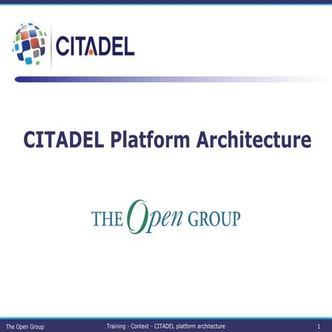 Citadel Platform Architecture