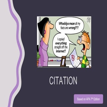 APA Citation Format for Academic Writing | PDF