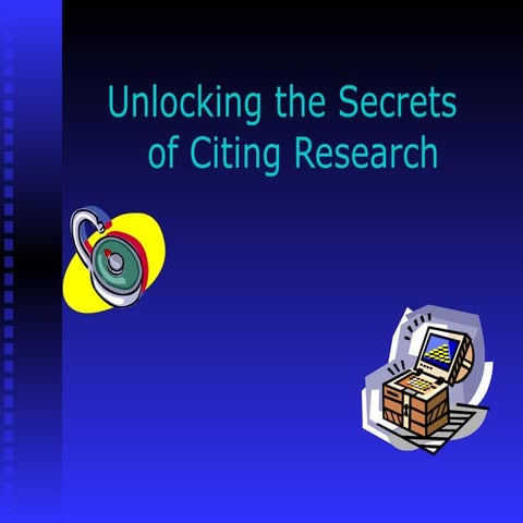 Citation and documentation