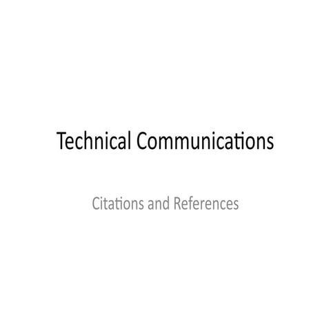 Citation and References.pptx presentation | PPTX