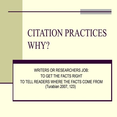 Citation practices