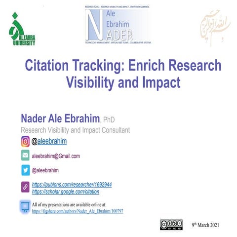 Citation Tracking: Enrich Research Visibility and Impact
