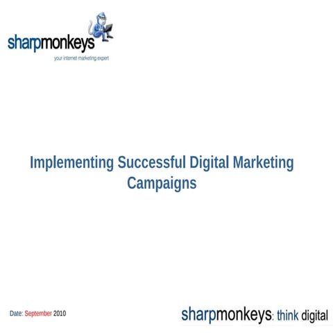 Managing Digital Marketing