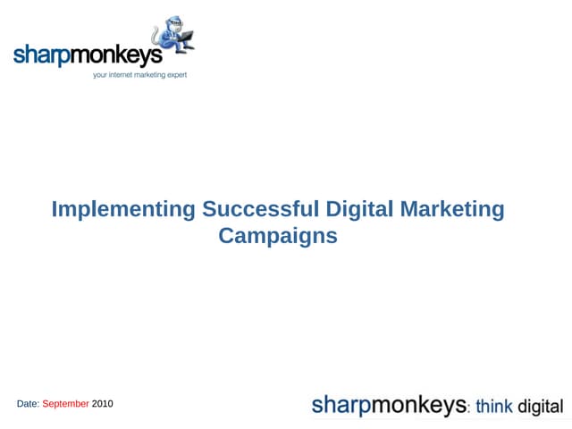 Managing Digital Marketing