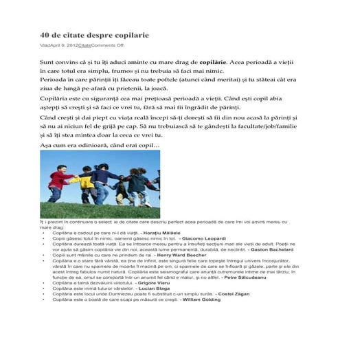 Cite 40 citate