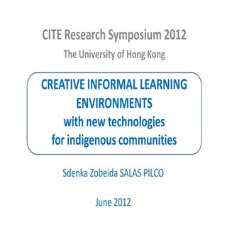 Creative informal learning environm...