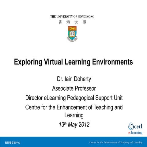  E-Learning in a Changing Landscape of Emerging Technologies and Pedagogies