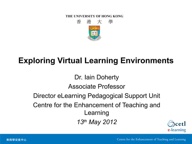  E-Learning in a Changing Landscape of Emerging Technologies and Pedagogies