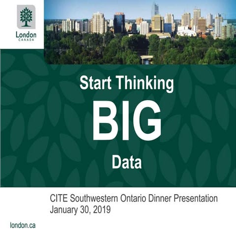 CITE Start Thinking Big Data 2019 01-30 FINAL