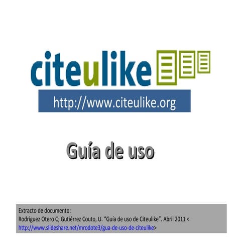 CiteUlikeGuia