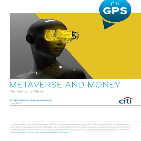 CITIBANK | METAVERSE AND MONEY