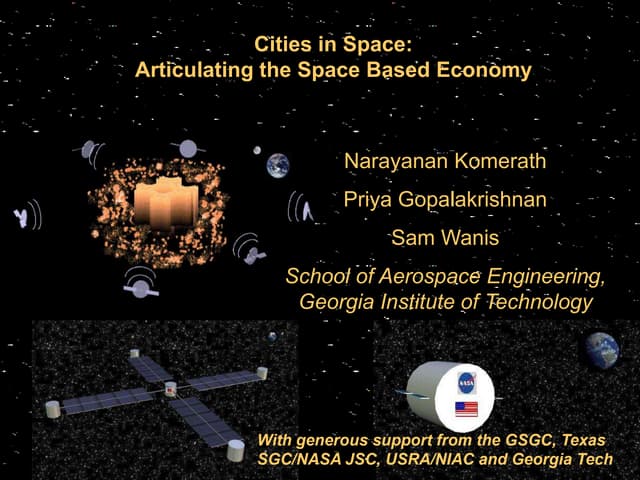 Cities in Space