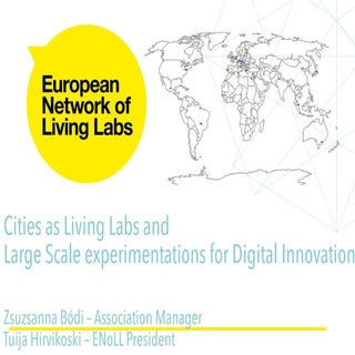 Cities as Living Labs and large sca...