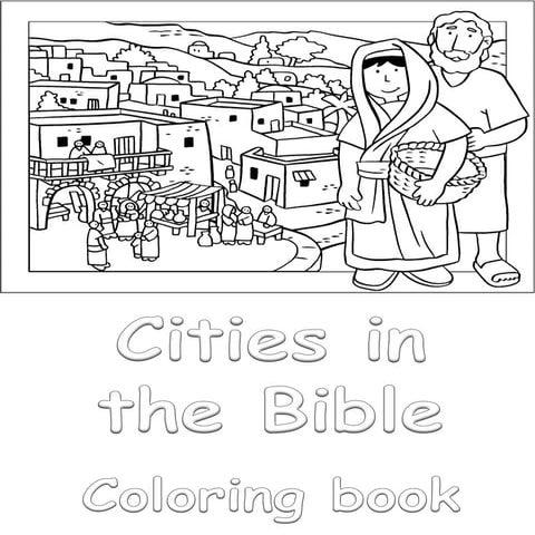 Cities in the Bible: Coloring Book | PDF