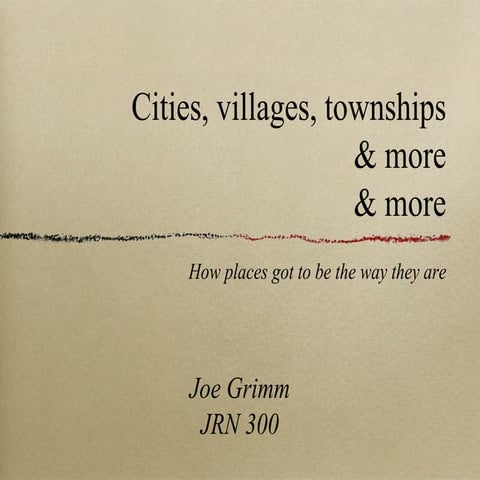 Cities, townships, schools