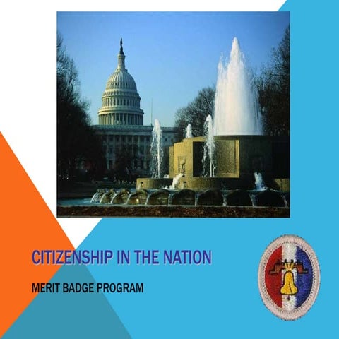 Citizen in the Nation Merit Badge Troop 26 July 2013