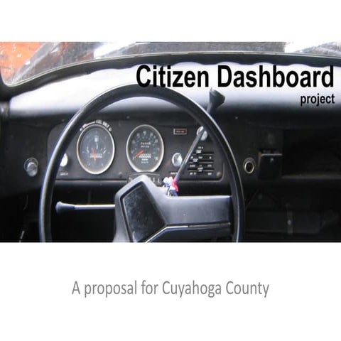 Citizen Dashboard Proposal