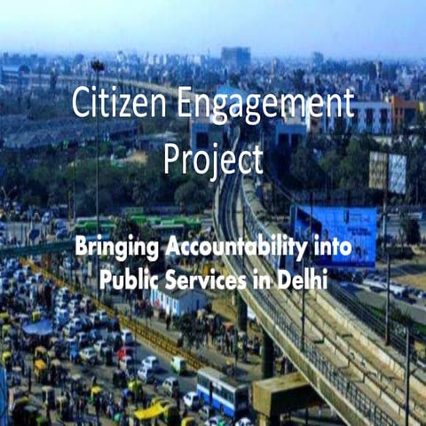 Citizen engagement project