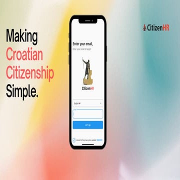 CitizenHR: Making Croatian Citizenship Simple