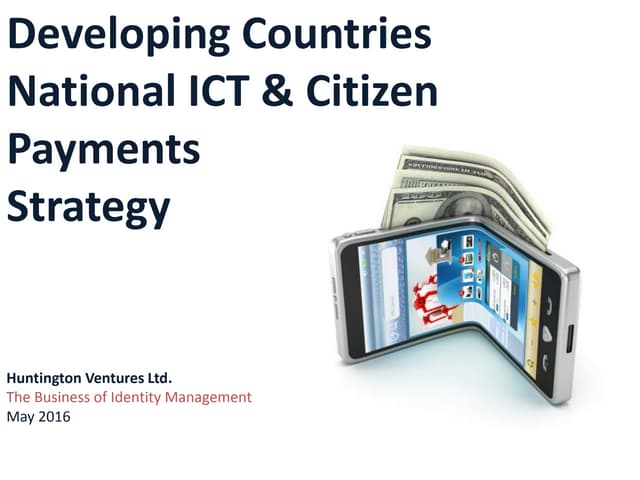 National ICT & Citizen Payments Strategy