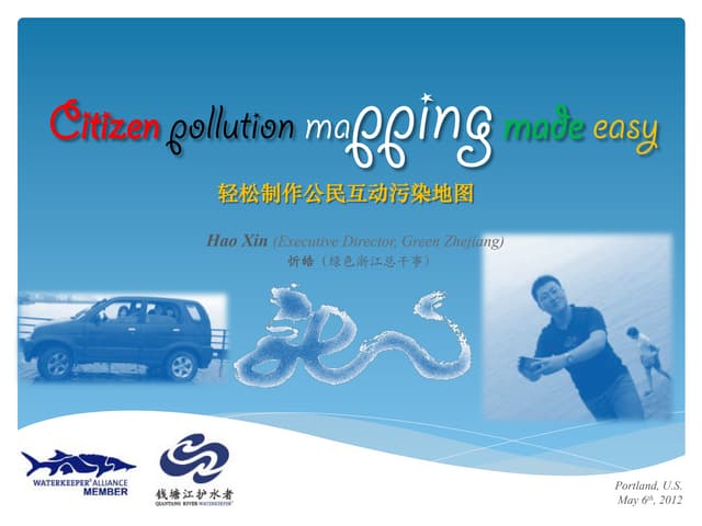 Citizen pollution mapping made easy 