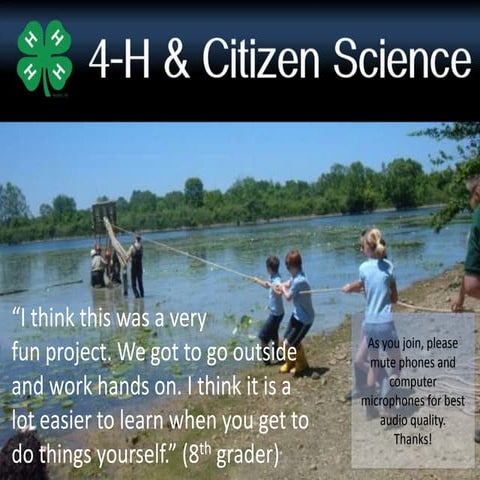 4-H and Citizen Science Basics