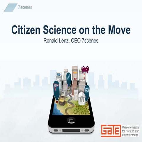 Citizen Science on the Move conference 25, 26 & 27 june 2012