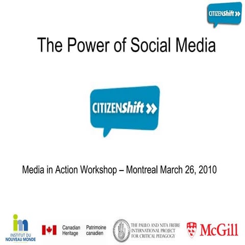 Citizenshift The Power of Social Media
