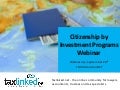 Taxlinked's Citizenship by Investment Webinar