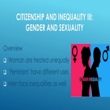 Citizenship and inequality III